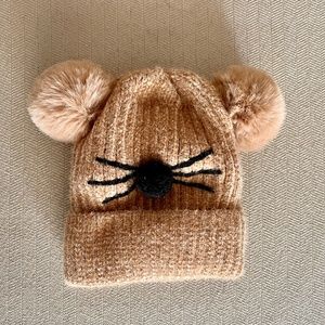 Soft hand kit mouse hat for baby